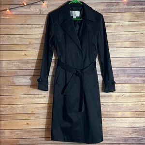 Black rain coat